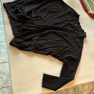 Talbots light weight black sweater- size L/XL.